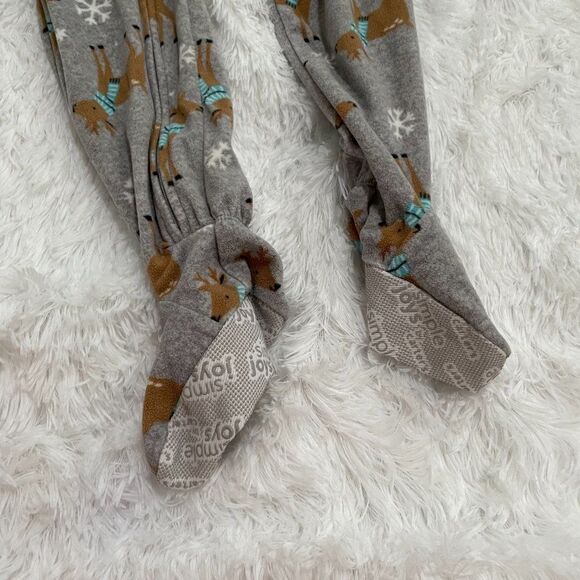 Carter's Reindeer Onesie Size 5 - Picture 3 of 10